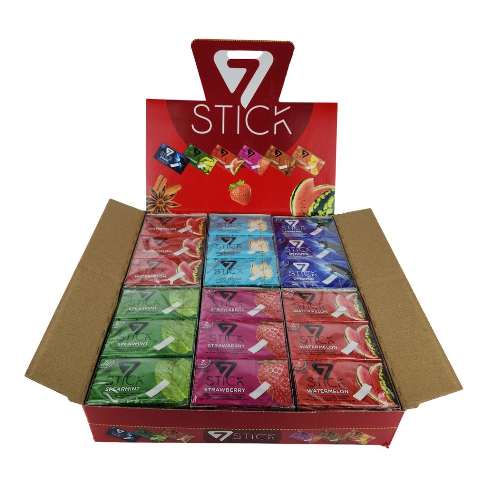 7Stick Zarf Sakız 7’li Karma Paket 24’lü 6 Paket