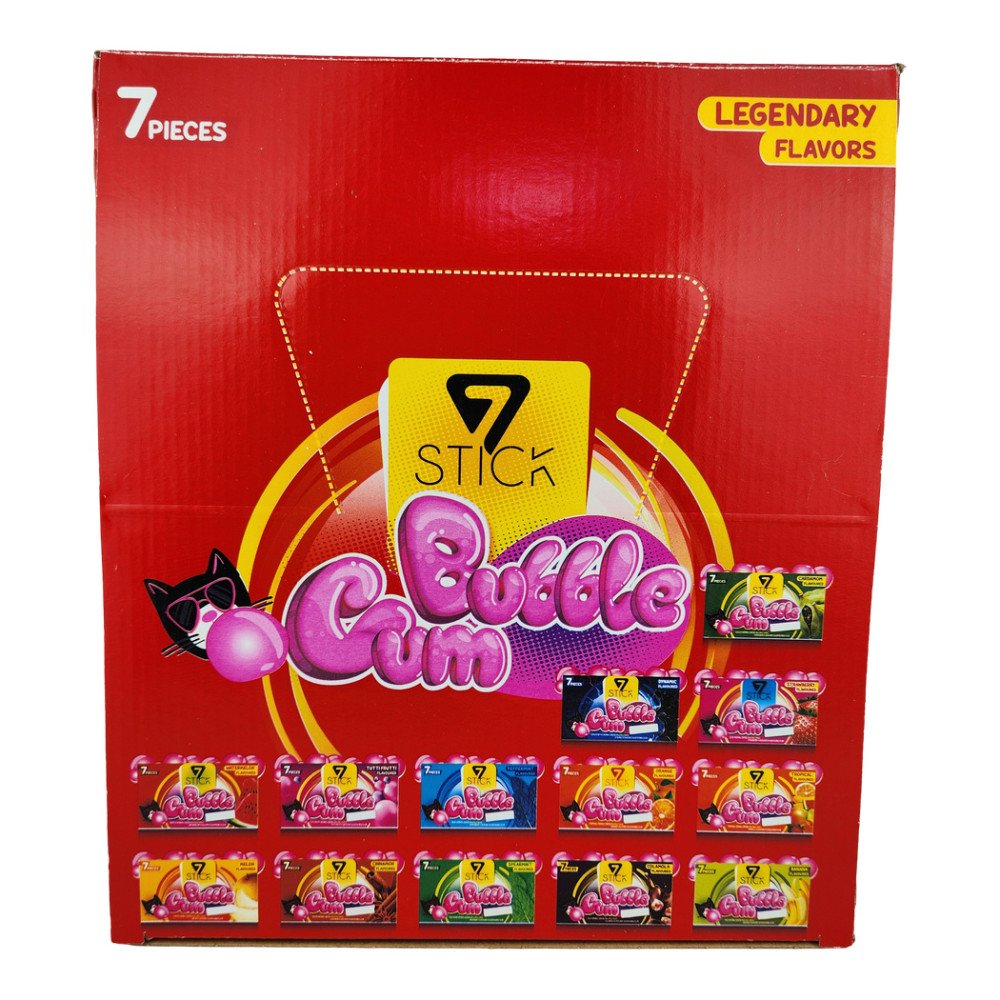 7Stick Bubble Gum Sakız 7’li Karma Paket 24’lü 6 Paket