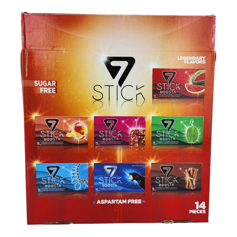 7Stick Zarf Sakız 14’lü Karma Paket 12’li 6 Paket
