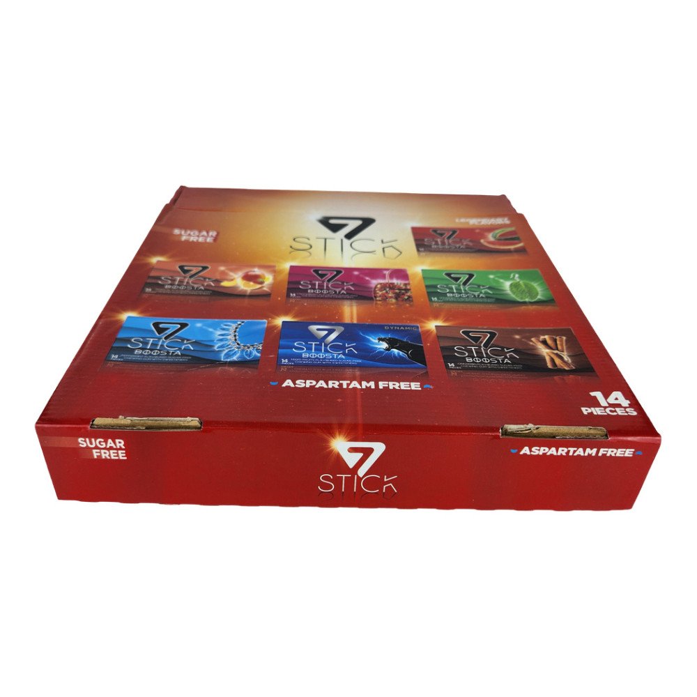 7Stick Zarf Sakız 14’lü Karma Paket 12’li 6 Paket