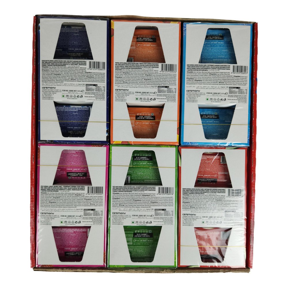 7Stick Bubble Gum Sakız 5’li Karma Paket 24’lü 6 Paket