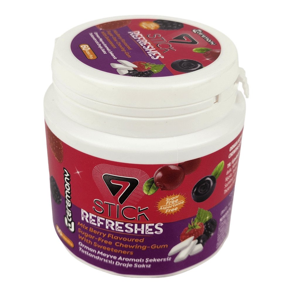 7Stick Refreshes Şekersiz Draje Sakız 60’lı Orman Meyveli 6 Adet