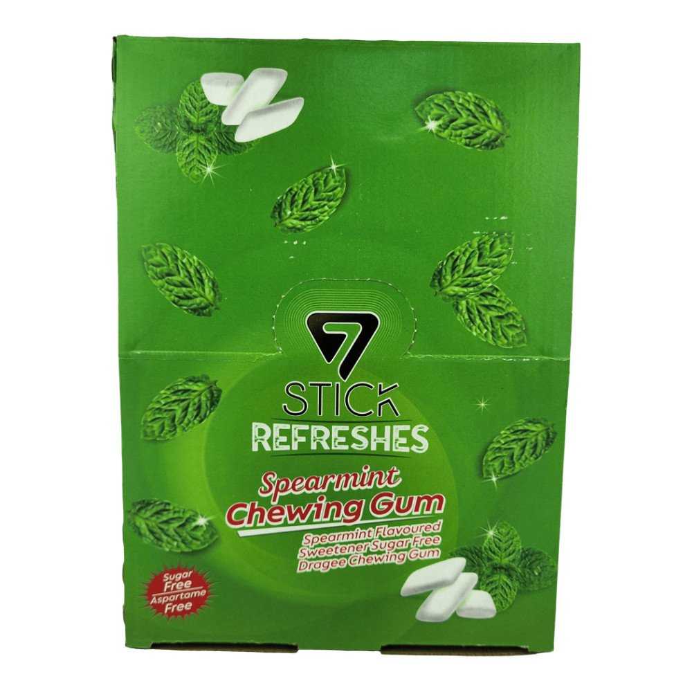 7Stick Refreshes Şekersiz Draje Sakız 60’lı Yeşil Naneli 12 Adet