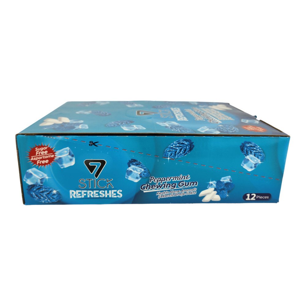 7Stick Refreshes Şekersiz Draje Sakız 60’lı Keskin Nane 12 Adet