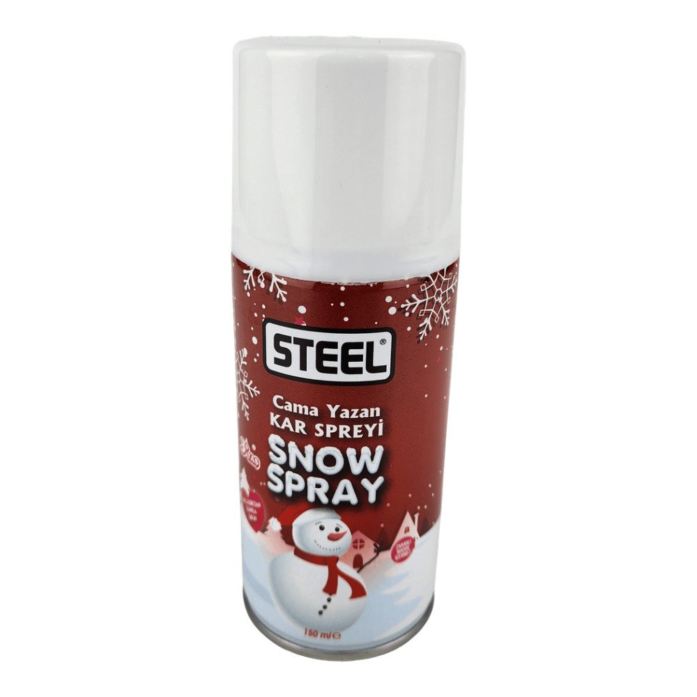 STEEL Cama Yazılan Kar Spreyi 150ml x 12 Adet