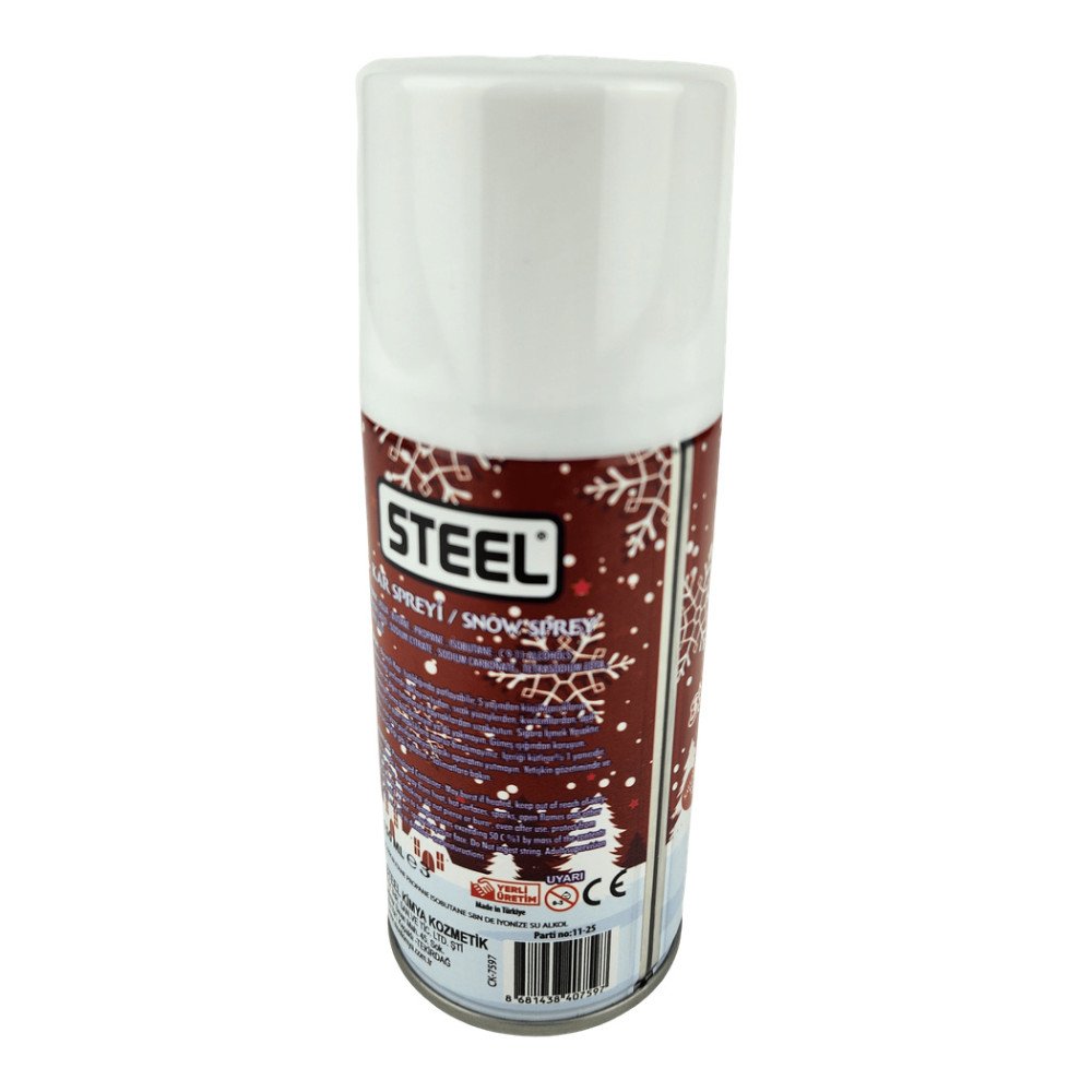 STEEL Cama Yazılan Kar Spreyi 150ml x 12 Adet