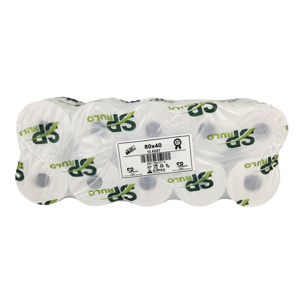 Termal Pos Yazarkasa Rulosu 80x40 X 10 Rulo