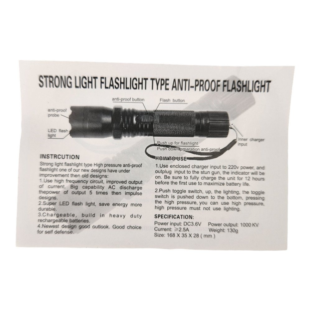 Kılıflı Şok Çarpan Fener 1101