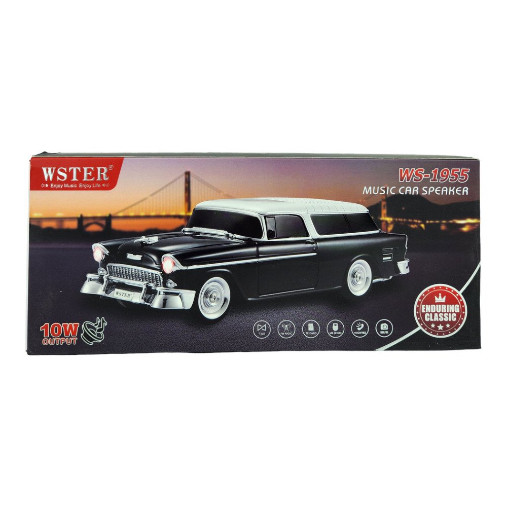 Wster Araba Figürlü Kablosuz Hoparlör 10W Ws-1955