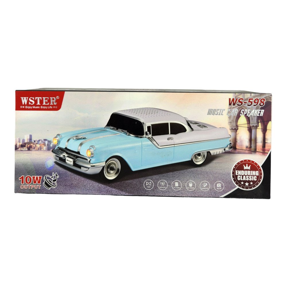 Wster Araba Figürlü Kablosuz Hoparlör 10W Ws-598