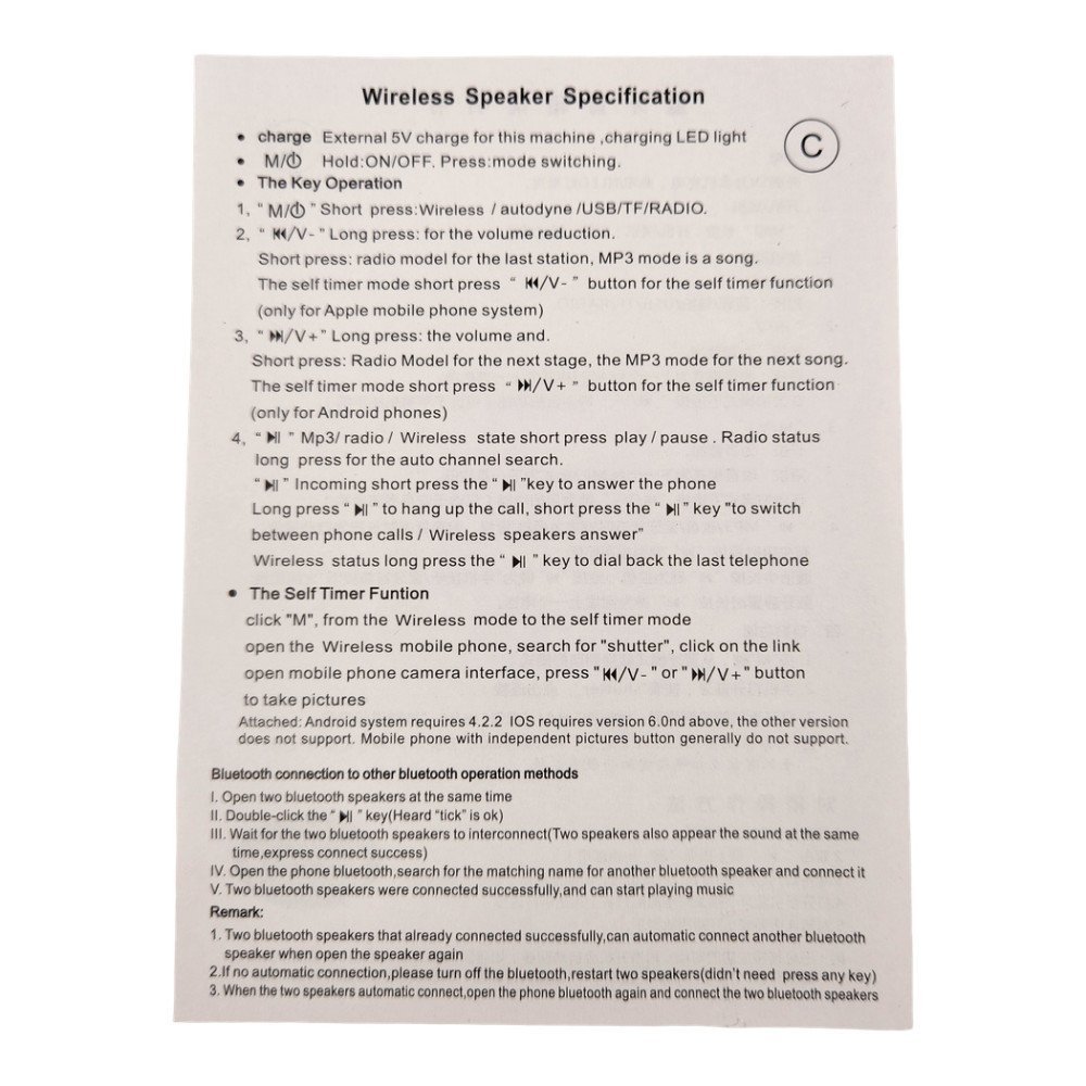 Wster Araba Figürlü Kablosuz Hoparlör 10W Ws-598