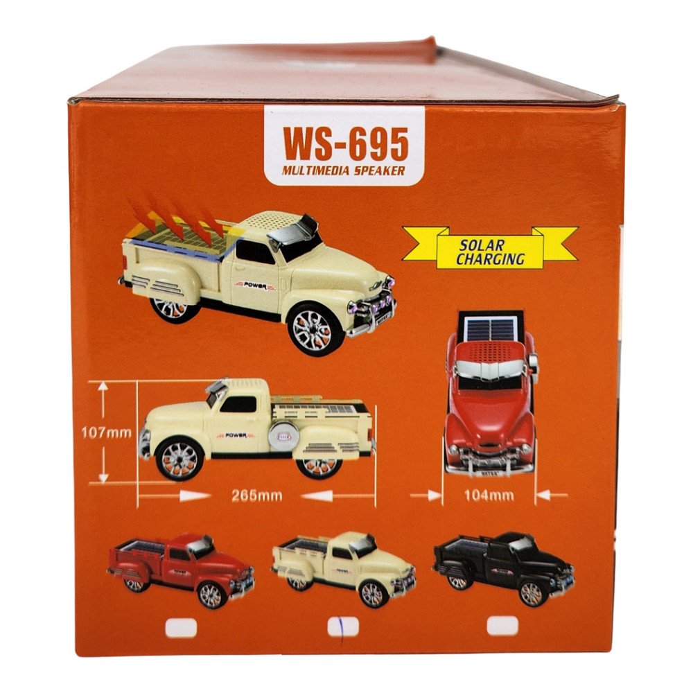 Wster Kamyon Figürlü Kablosuz Hoparlör 8W Ws-695