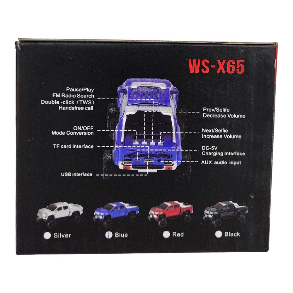 Wster Kamyon Figürlü Kablosuz Hoparlör 10W Ws-X65