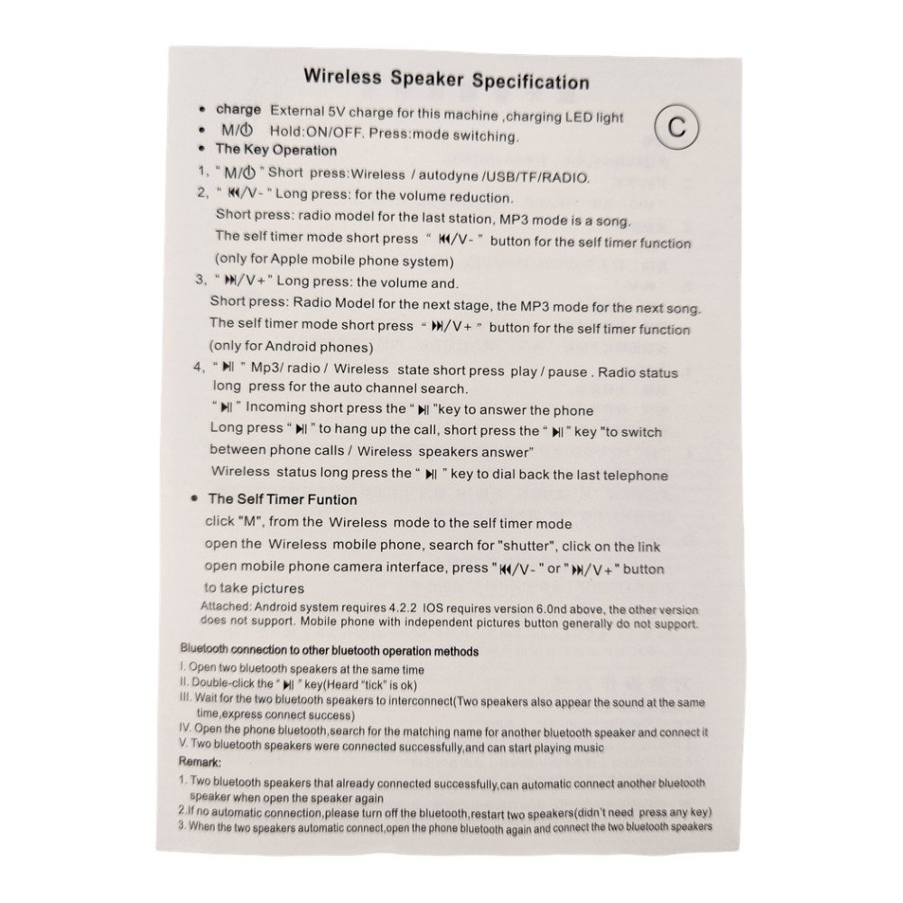 Wster Traktör Figürlü Kablosuz Hoparlör 12W Ws-560