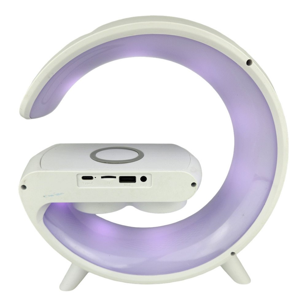 G11 Kablosuz Hoparlör Şarj İstasyonlu Işıklı Saat - Rgb 15W
