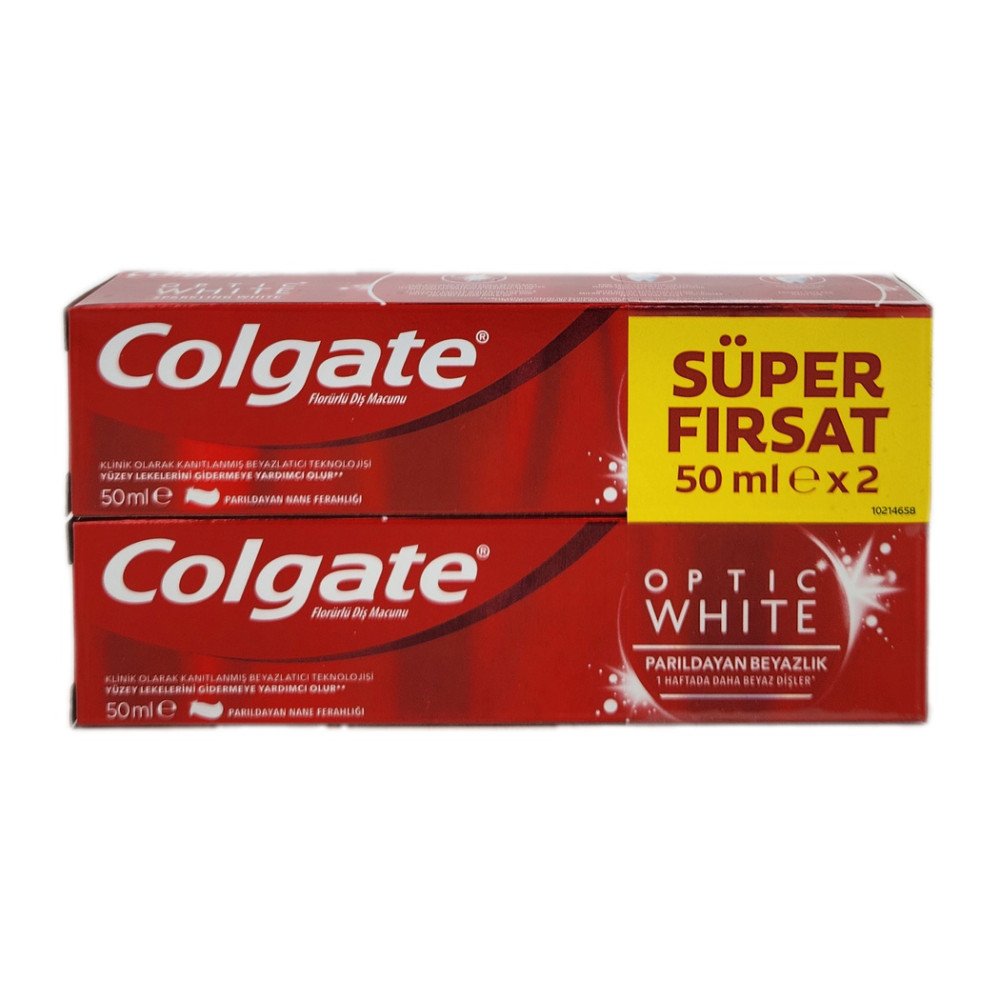 Colgate Optic White 50 ml 2’li Avantaj Paket