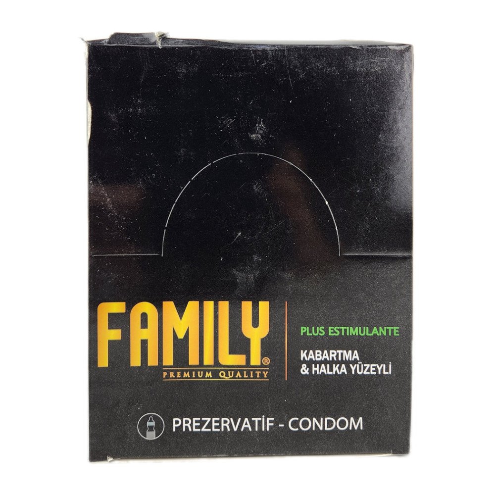Family Plus PrezervatifKabartma & Halka Yüzeyli Kayganlaştırıcılı (12’li) x 12 Paket Family Plus PrezervatifKabartma & Halka Yüzeyli Kayganlaştırıcılı (12’li) x 12 Paket