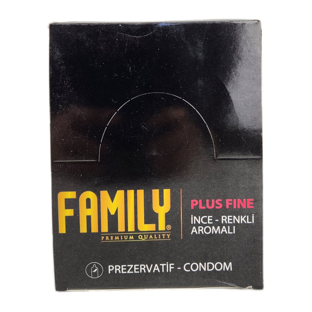 Family Plus PrezervatifFine İnce Renkli Aromalı (12’li) x 12 Paket Family Plus PrezervatifFine İnce Renkli Aromalı (12’li) x 12 Paket