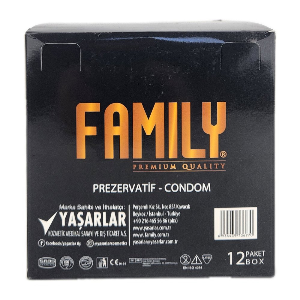 Family Plus PrezervatifTime Uzun Yol Aloe Veralı Kayganlaştırıcılı (12’li) x 12 Paket Family Plus PrezervatifTime Uzun Yol Aloe Veralı Kayganlaştırıcılı (12’li) x 12 Paket