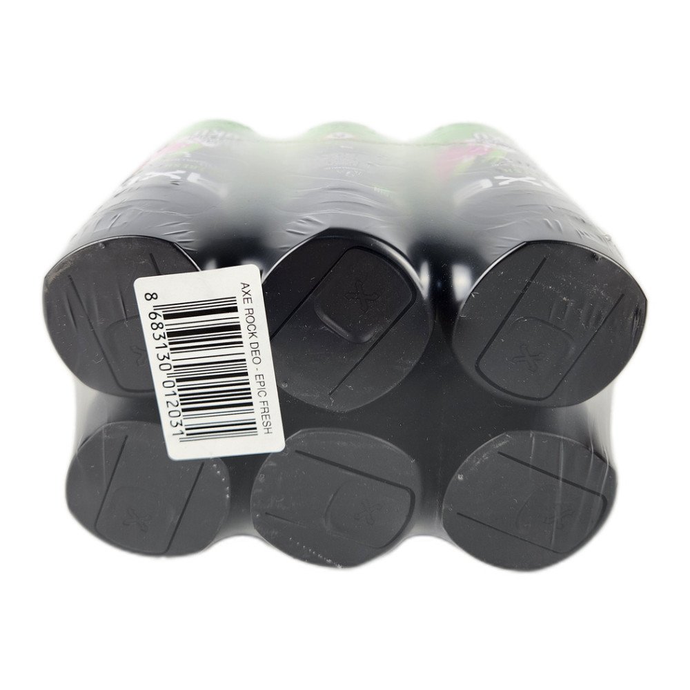 Axe Rock Deodorant 150 ml Epic Fresh x 6 Adet Axe Rock Deodorant 150 ml Epic Fresh x 6 Adet