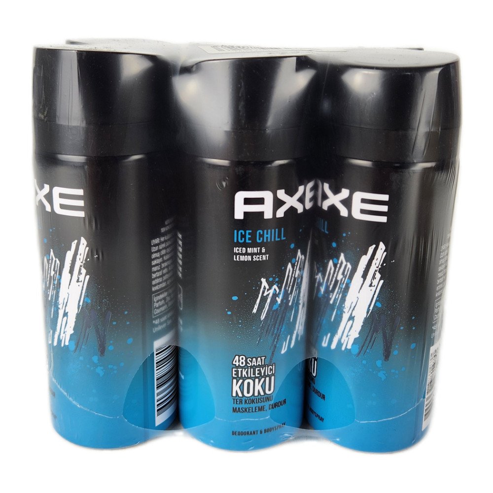 Axe Rock Deodorant 150 ml Ice Chill x 6 Adet Axe Rock Deodorant 150 ml Ice Chill x 6 Adet