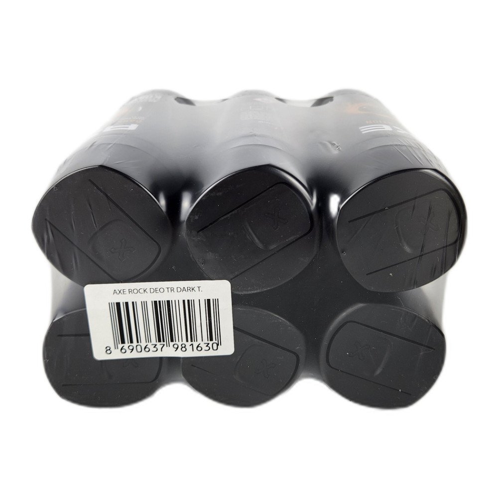 Axe Rock Deodorant 150 ml Dark Temptation x 6 Adet Axe Rock Deodorant 150 ml Dark Temptation x 6 Adet