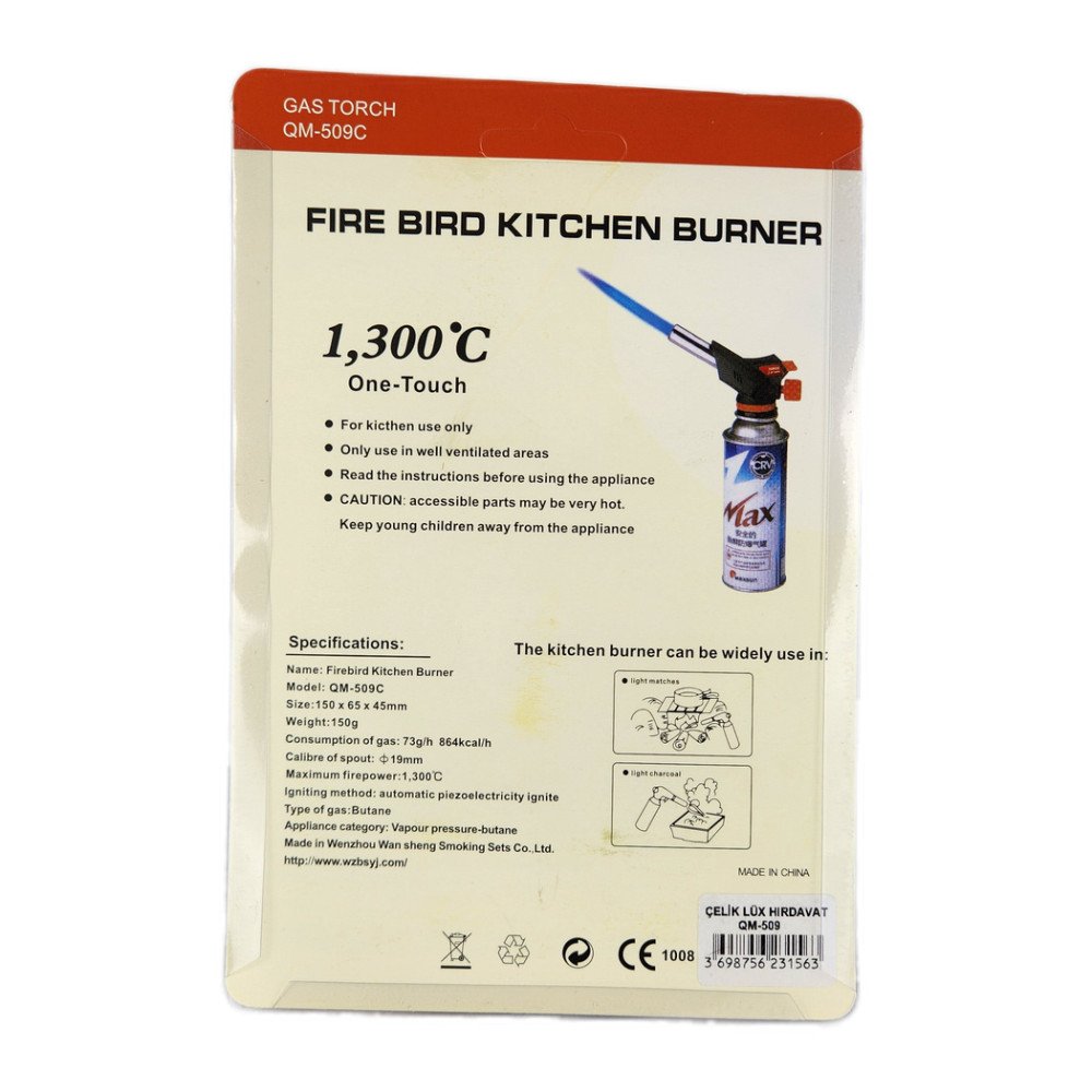 Torch Pürmüz Başlık QM-509C Torch Pürmüz Başlık QM-509C