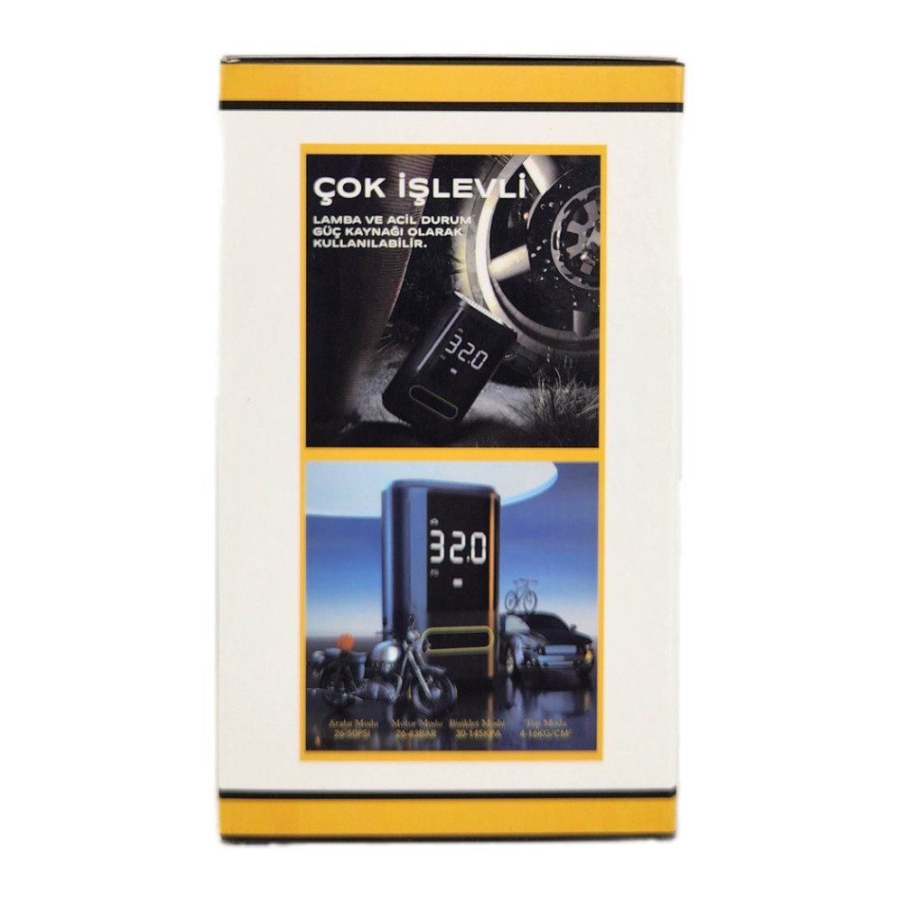 Kablosuz Oto Araç Kompresörü 4000 mAh 150 PSI KA-760 Kablosuz Oto Araç Kompresörü 4000 mAh 150 PSI KA-760