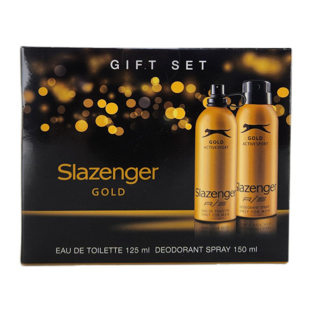 Slazenger Set Parfüm Gold ActiveSport 125 ml + 150 ml Deo