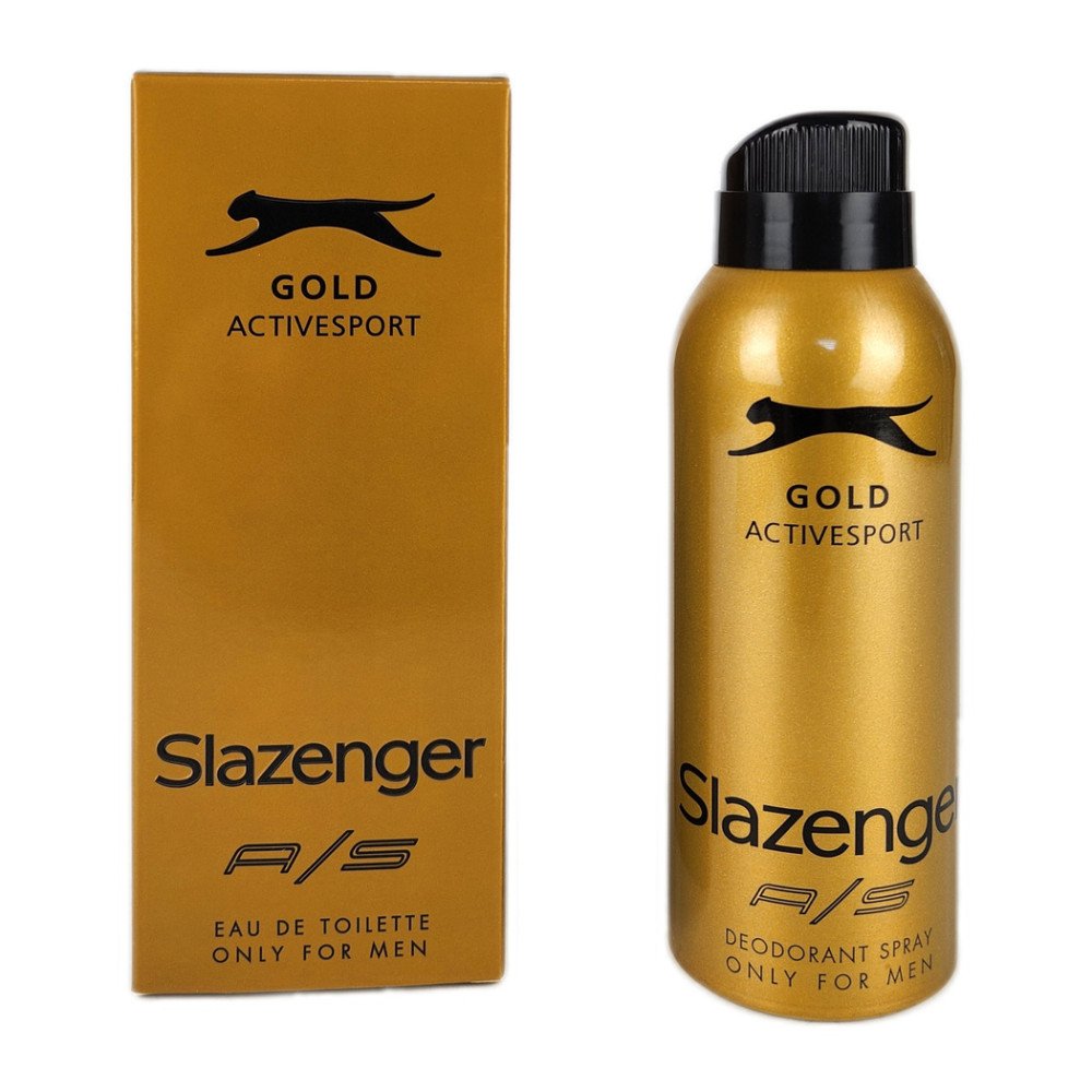 Slazenger Set Parfüm Gold ActiveSport 125 ml + 150 ml Deo Slazenger Set Parfüm Gold ActiveSport 125 ml + 150 ml Deo