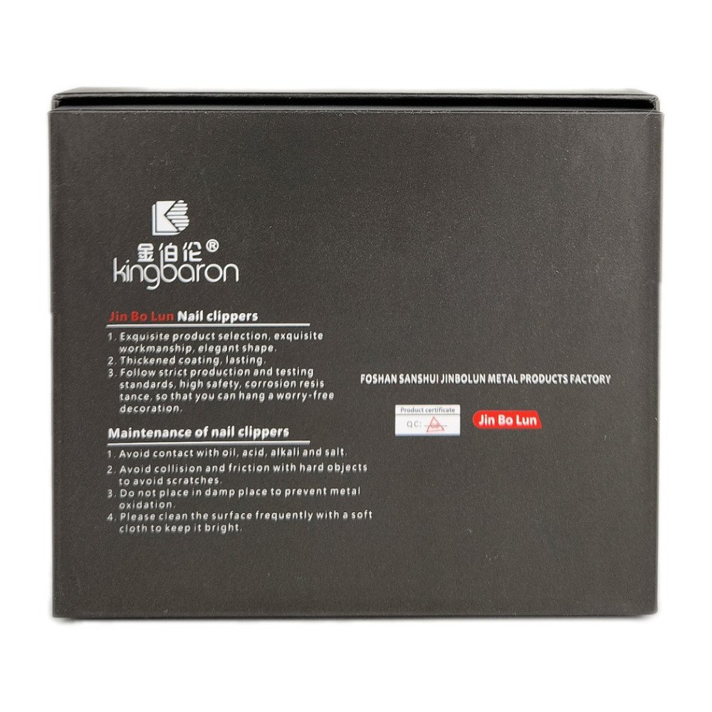 Kingbaron Büyük Tırnak Makası Gümüş Renk J-2 x 12 Adet