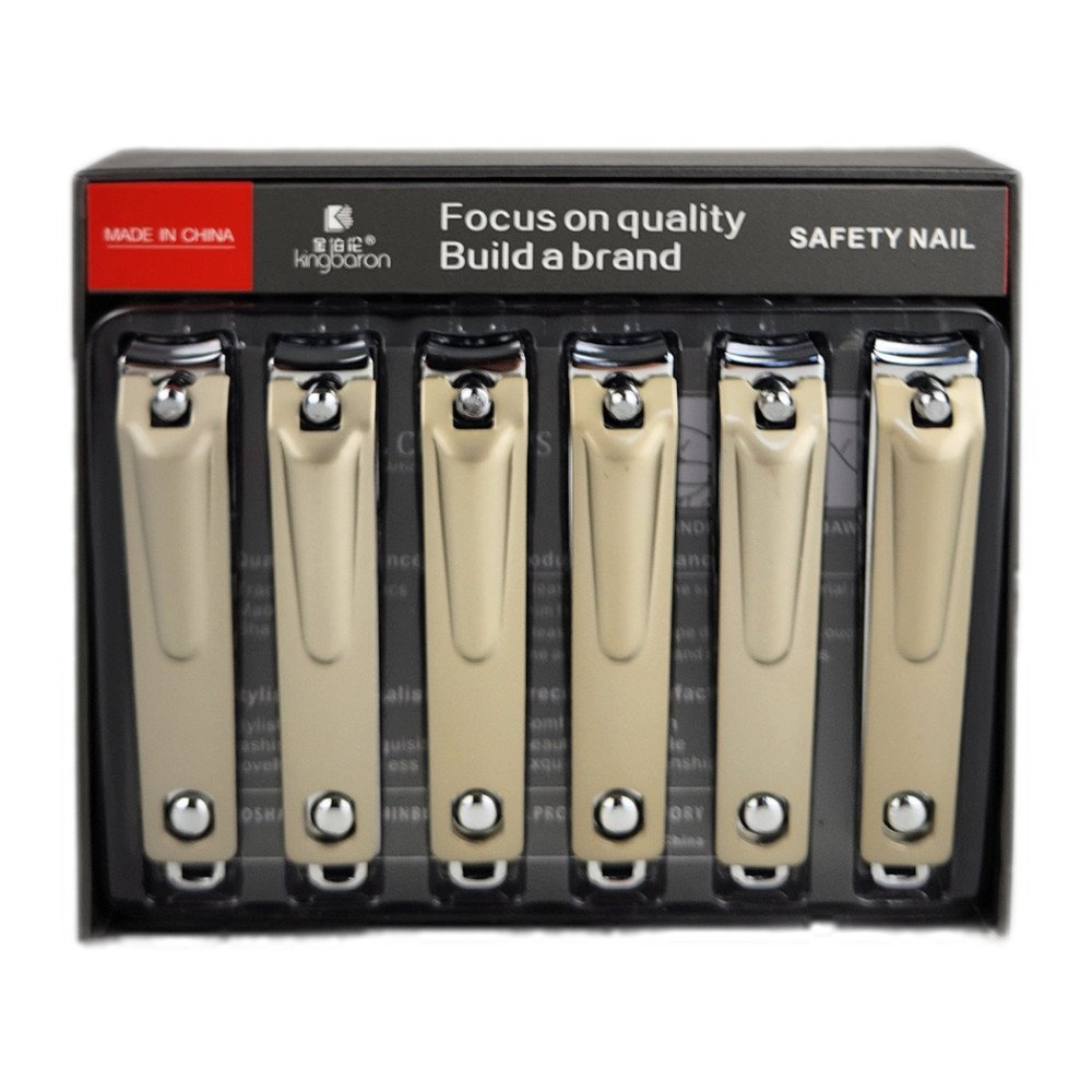 Kingbaron Büyük Tırnak Makası Gümüş Renk J-2 x 12 Adet