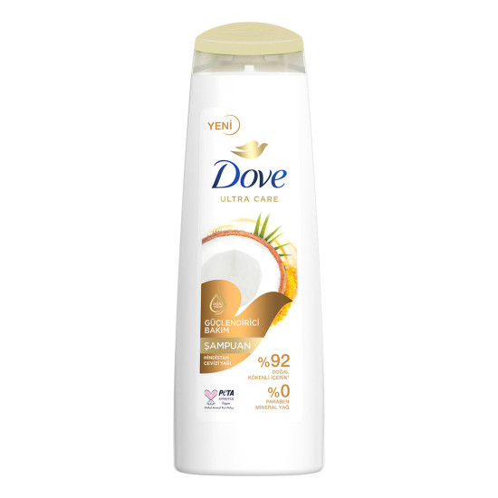 Dove Hindistan Cevizi Yağı 400 Ml Şampuan *6 Adet