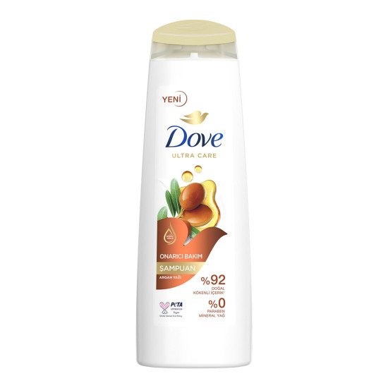 Dove Şampuan 400 Ml Onarıcı Bakım Argan Yağı *6 Adet