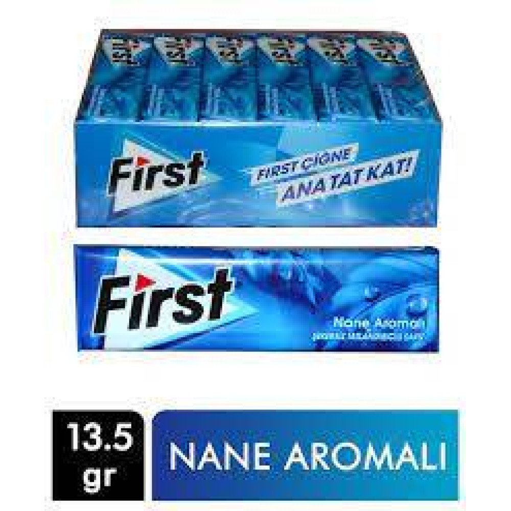 First Stick Duo Sakız 13,5 Gr X 24Lü Paket Nane Aromalı 7622210826848
