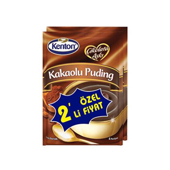 Kenton Kakaolu Puding 100 Gr 140Grx2X12Pk -8690547191174