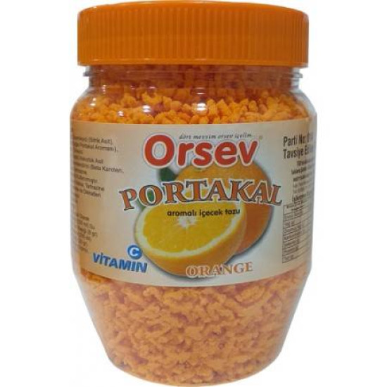 Orsev Portakal İçecek Tozu 300 Gr Kavanoz   -8697403160602