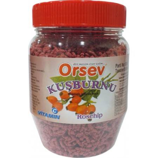 Orsev Kuşburnu İçecek Tozu 300 Gr Kavanoz   -8697403160626