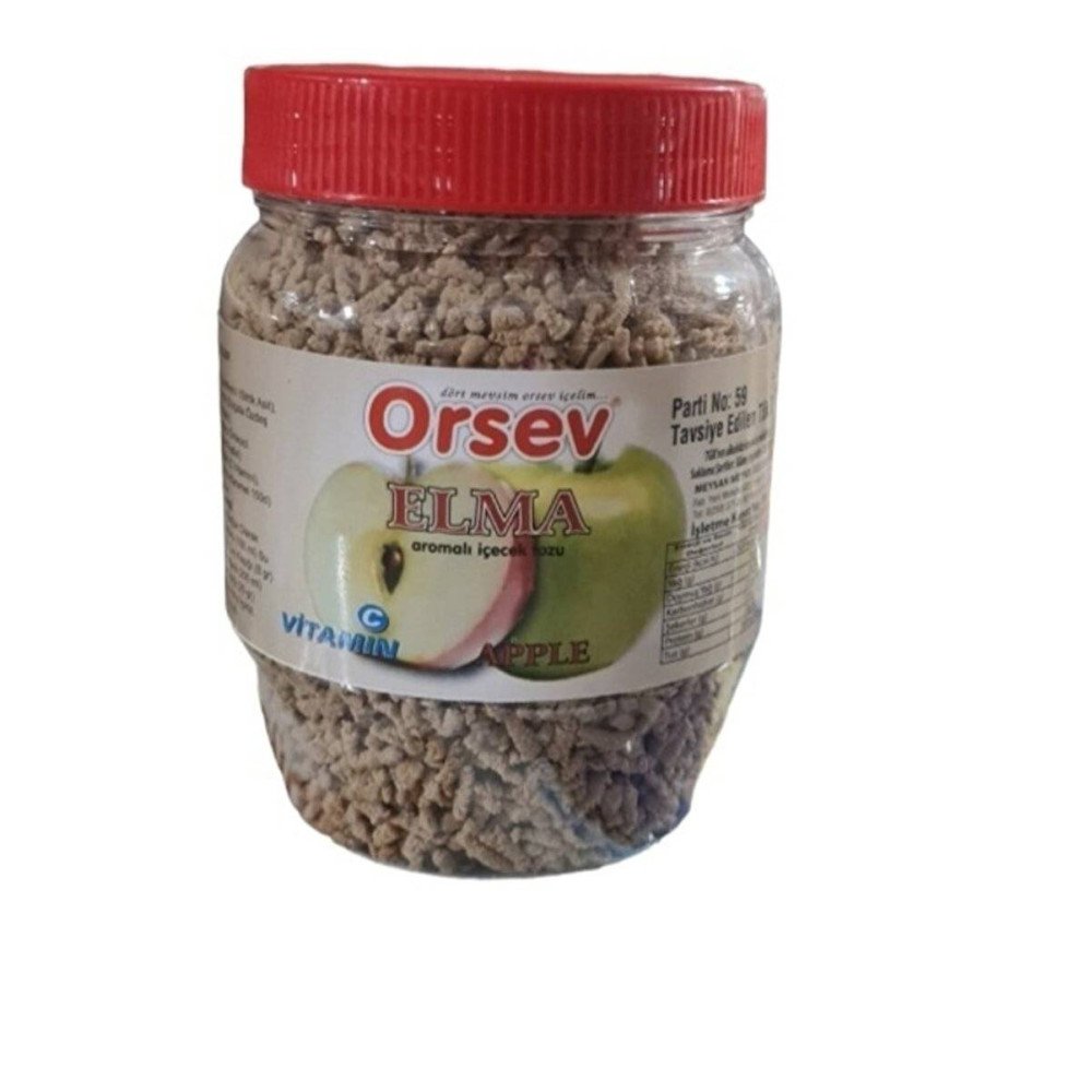 Orsev Elma İçecek Tozu 300 Gr Kavanoz   -8697403160640