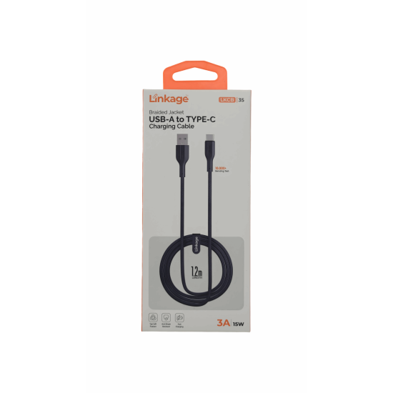 Hızlı Şarj Kablosu Type-C (Geniş) - 3Amper - 15W LKCB-35 USB Girişli