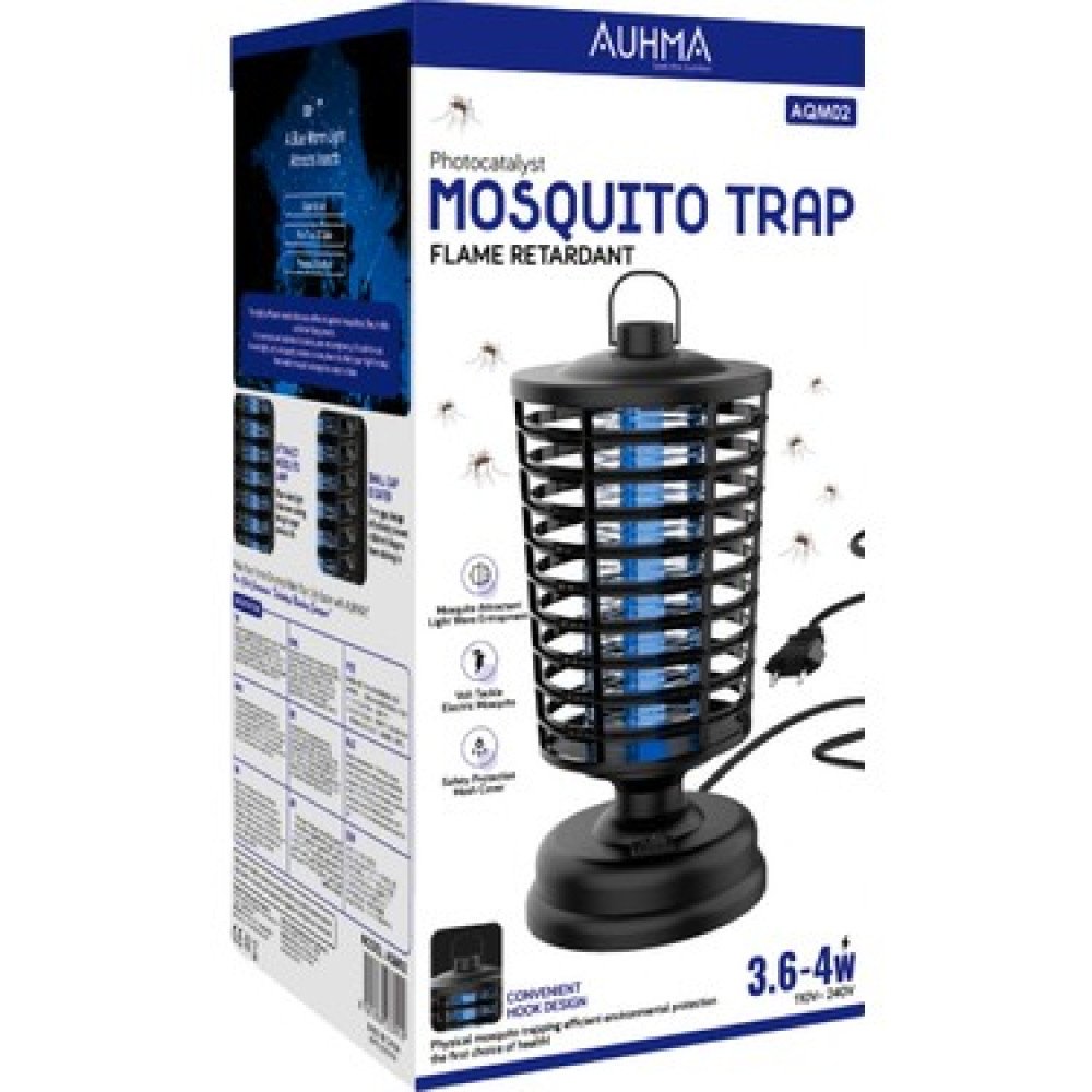 AUHMA AQM02 Elektrikli Sinek Kovucu Mosquito Trap 3.6-4W AUHMA AQM02 Elektrikli Sinek Kovucu Mosquito Trap 3.6-4W