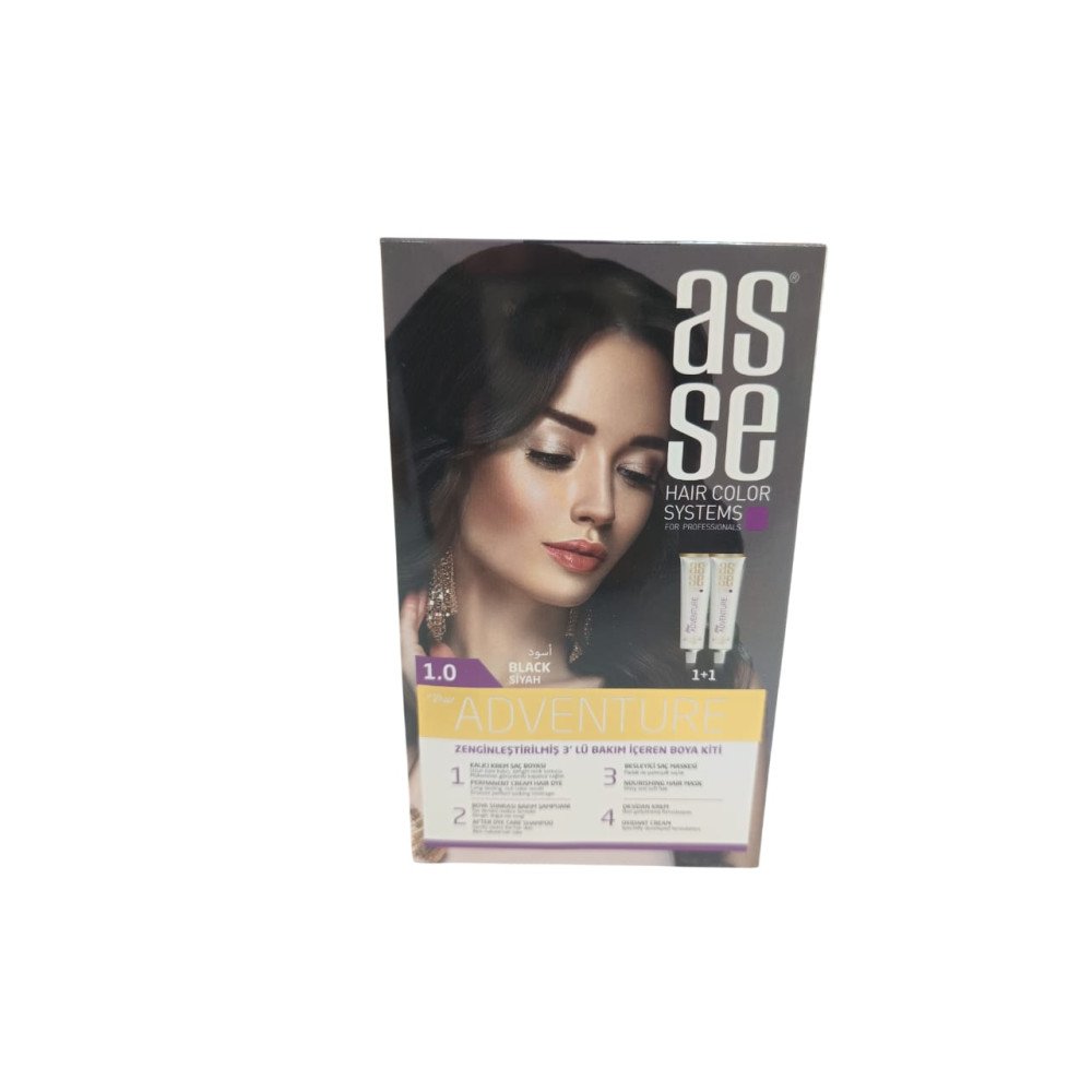ASSE SET SAÇ BOYASI 1.0 SİYAH