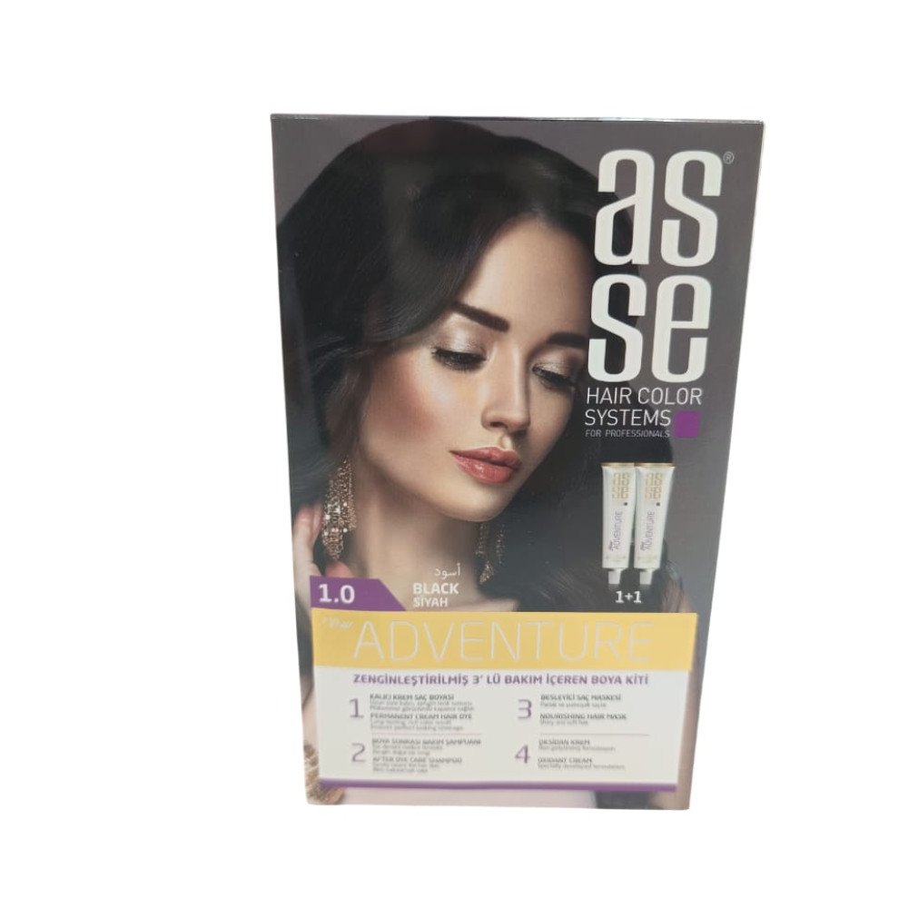 ASSE SET SAÇ BOYASI 1.0 SİYAH