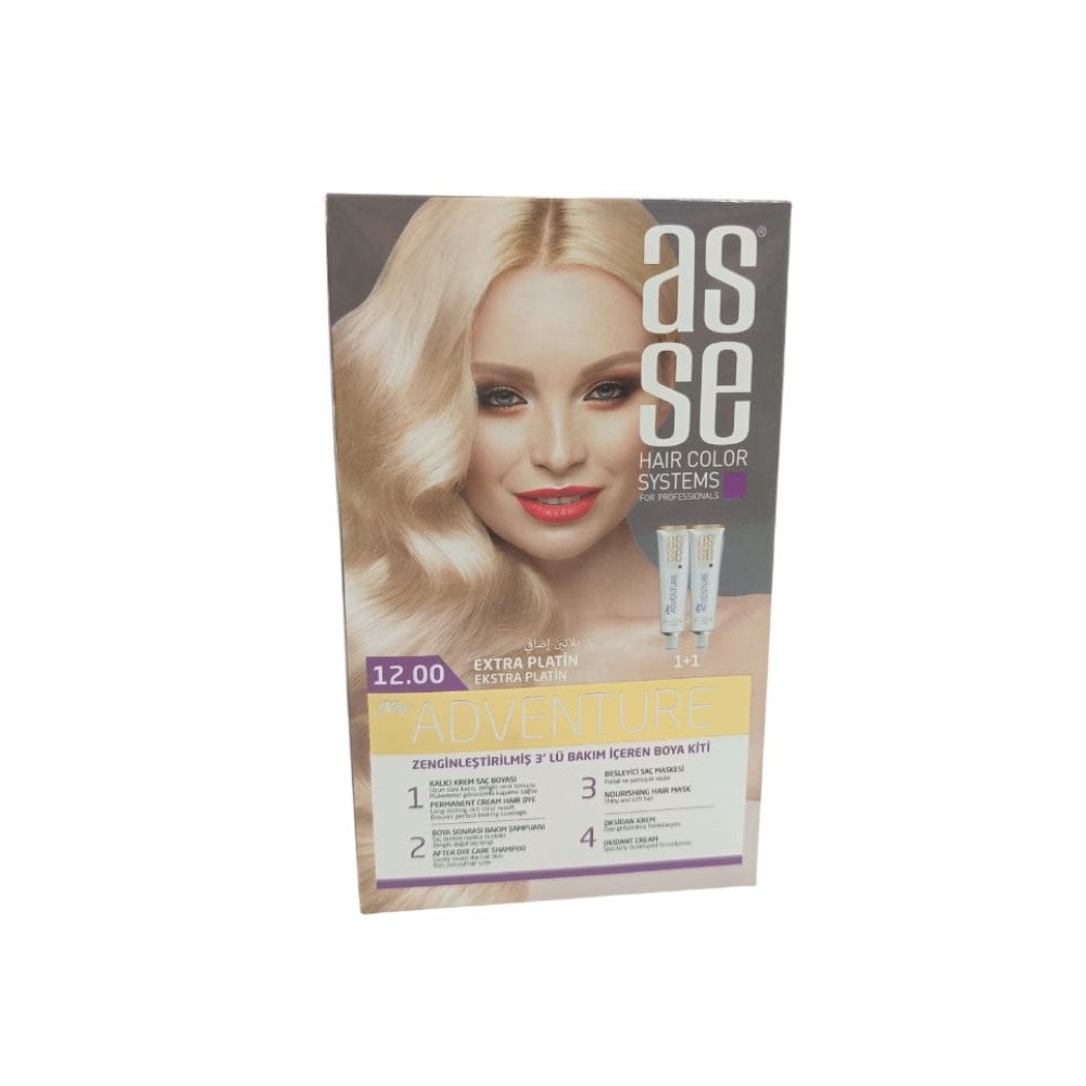 ASSE SET SAÇ BOYASI 12.00 EKSTRA PLATİN