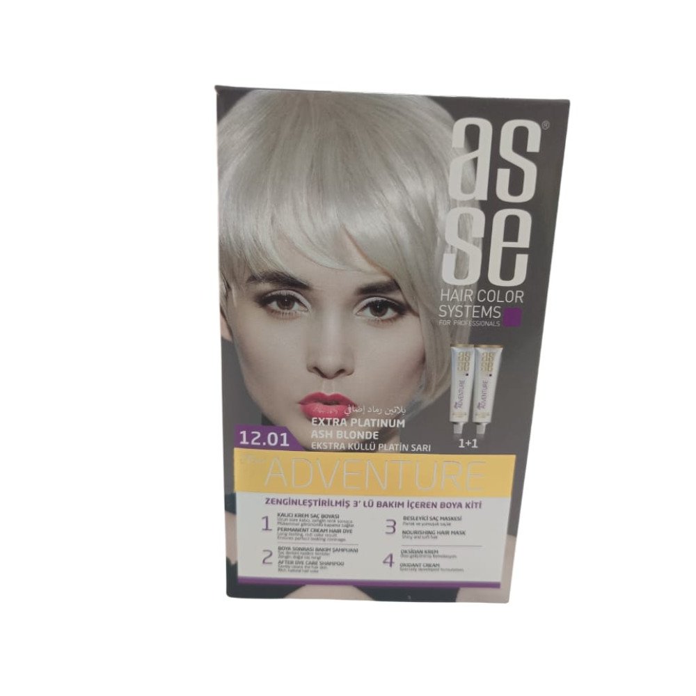 ASSE SET SAÇ BOYASI 12.01 EKSTRA KÜLLÜ PLATİN