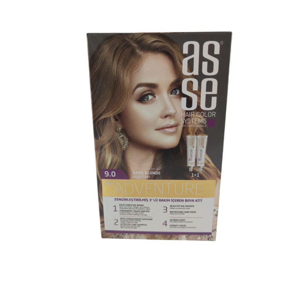 ASSE SET SAÇ BOYASI 9.0 KOYU SARI