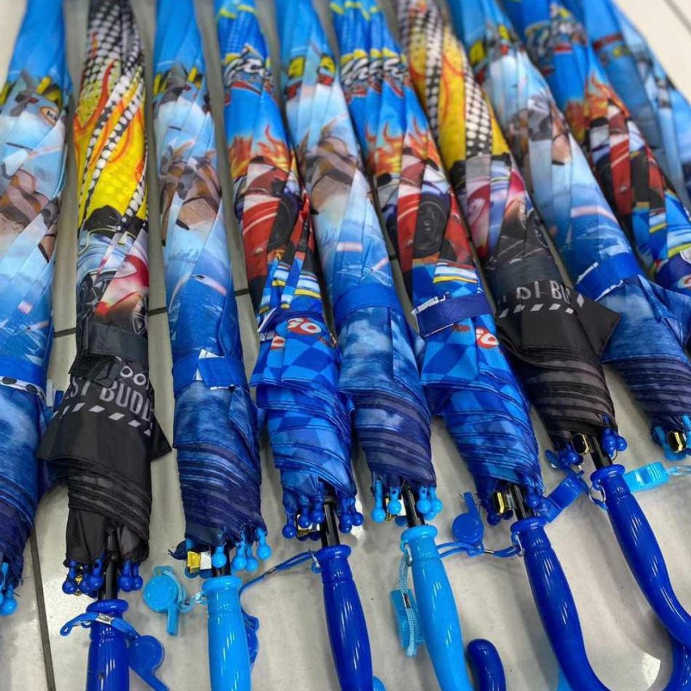 MAVİ/PEMPE BARDAKLI ÇOCUK ŞEMSİYESİ*80AD