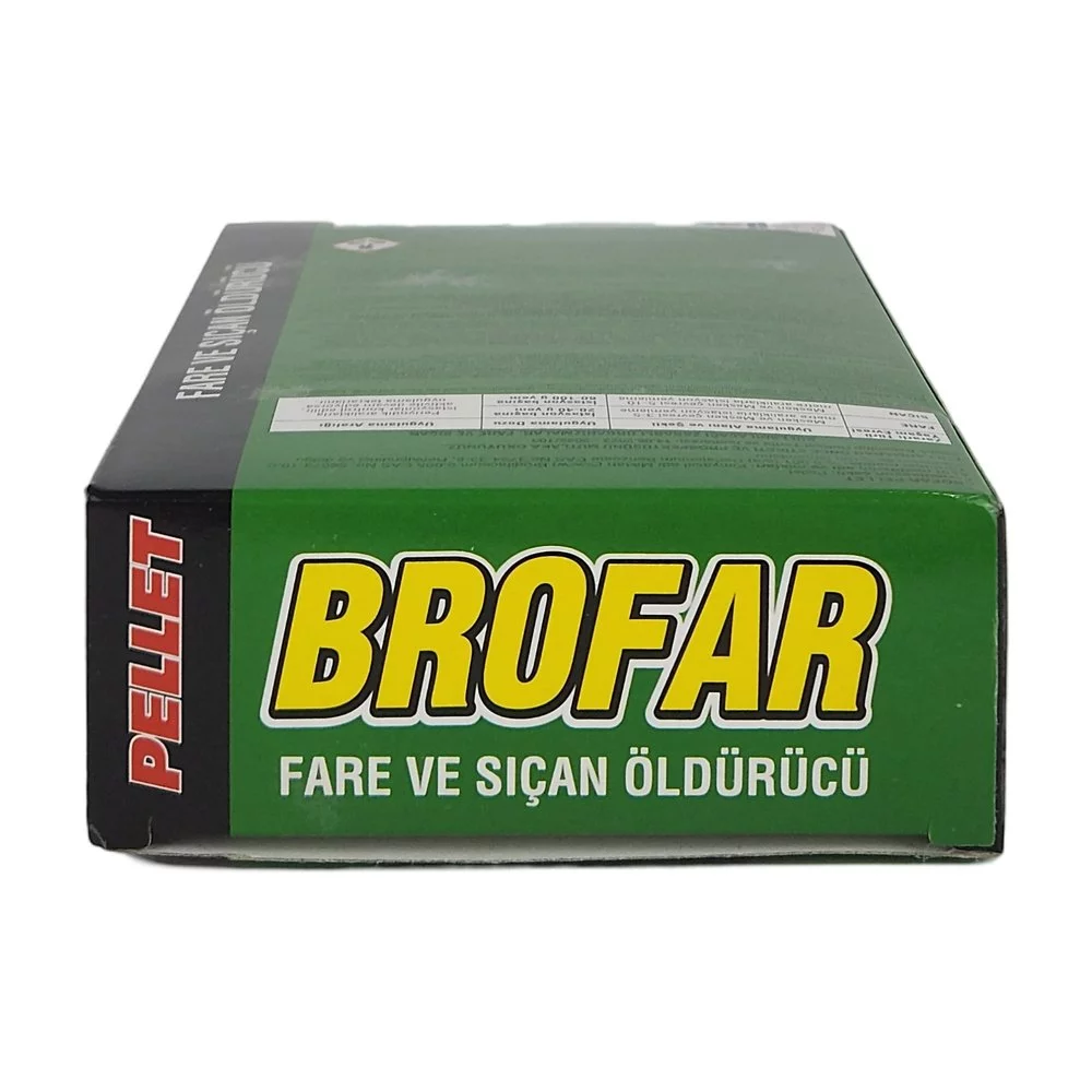 BROFAR Pellet Fare ve Sıçan Öldürücü 80 gr (2x40 gr)