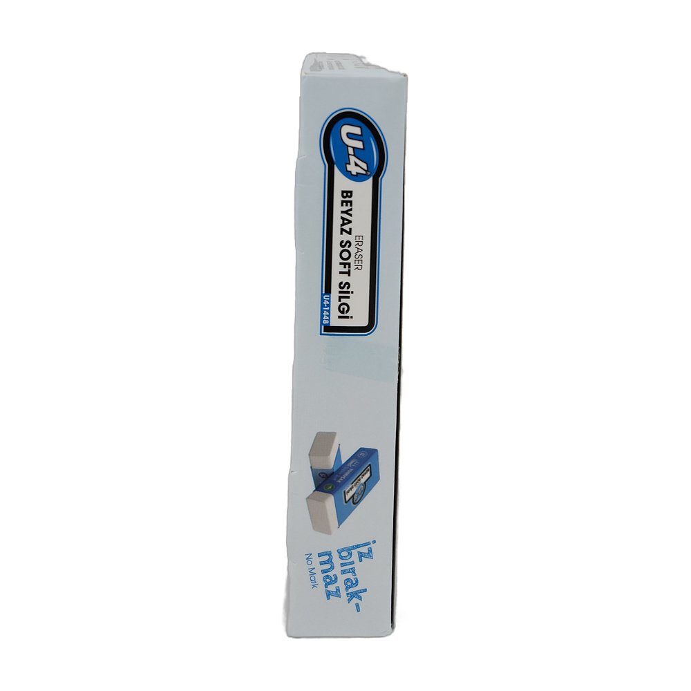 U-4 Eraser Soft Silgi 24Lü - Beyaz U-4 Eraser Soft Silgi 24Lü - Beyaz