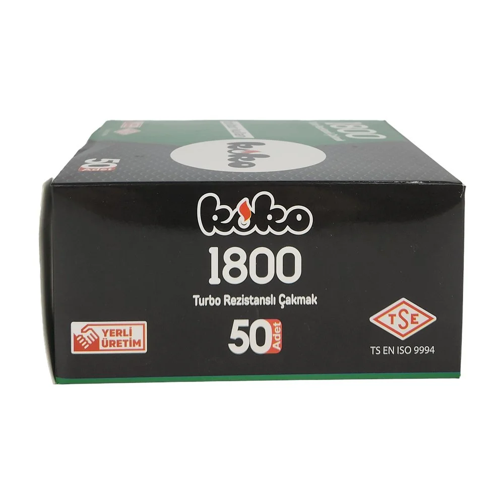 Koko 1800 Metal Turbo Baskılı x 25 Adet Koko 1800 Metal Turbo Baskılı x 25 Adet